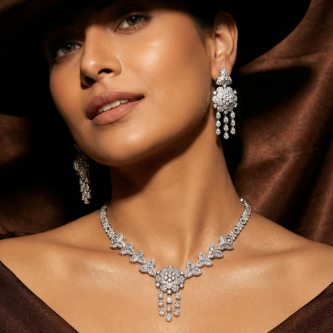 Silver Lush with dress